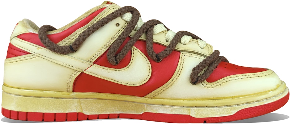 나이키 덩크 로우 레트로 '빈티지 베이지' (커스텀) DD1391-600(Team50浸染做旧男款) Order 나이키 덩크 로우 레트로 '빈티지 베이지' (커스텀) DD1391-600(Team50浸染做旧男款)