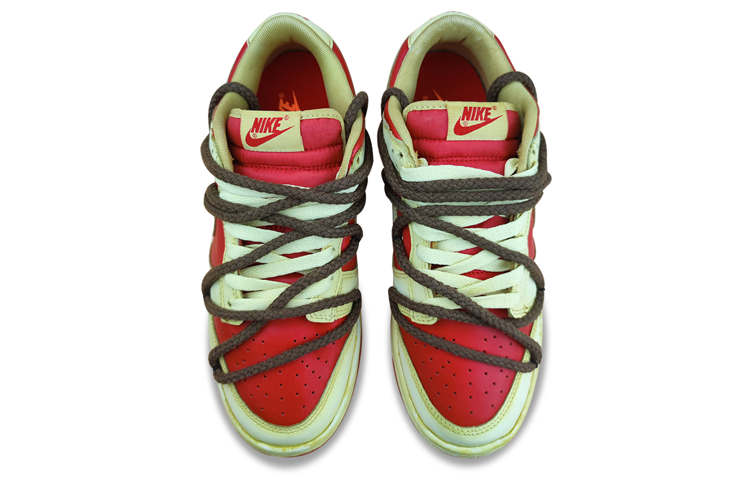 Shop [Sepatu Kustom] Nike Dunk Low Retro 'Oxidized Vintage Beige' DD1391-600(Team50浸染做旧男款)
