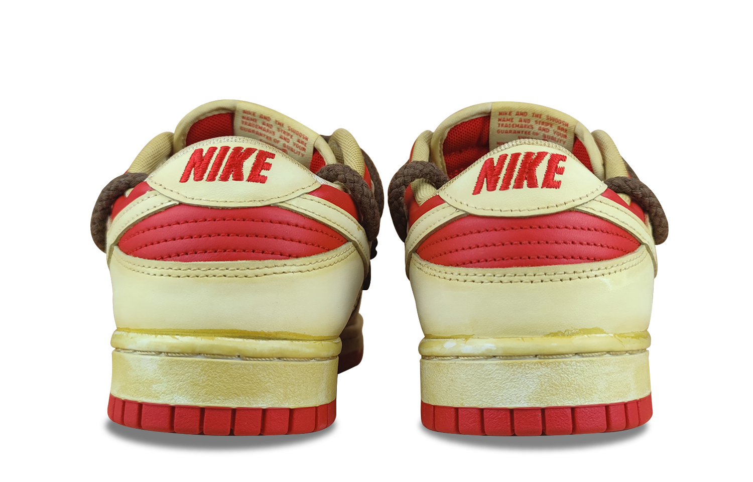 Purchase [Sepatu Kustom] Nike Dunk Low Retro 'Oxidized Vintage Beige' DD1391-600(Team50浸染做旧男款)