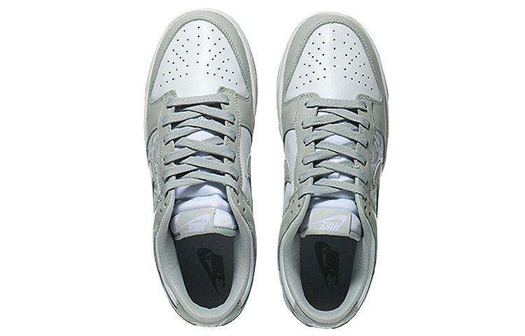 Shop 나이키 덩크 로우 레트로 '페이즐리 그레이화이트' (커스텀) DD1391-103(Team10-经典腰果花)