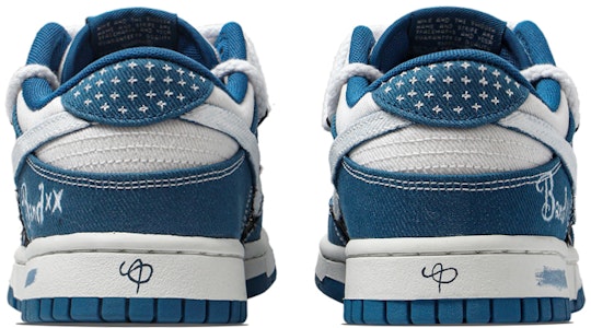 나이키 덩크 로우 레트로 '페이즐리 블루' (커스텀) DV0834-101(Team34-腰果花工业蓝) Shop 나이키 덩크 로우 레트로 '페이즐리 블루' (커스텀) DV0834-101(Team34-腰果花工业蓝)