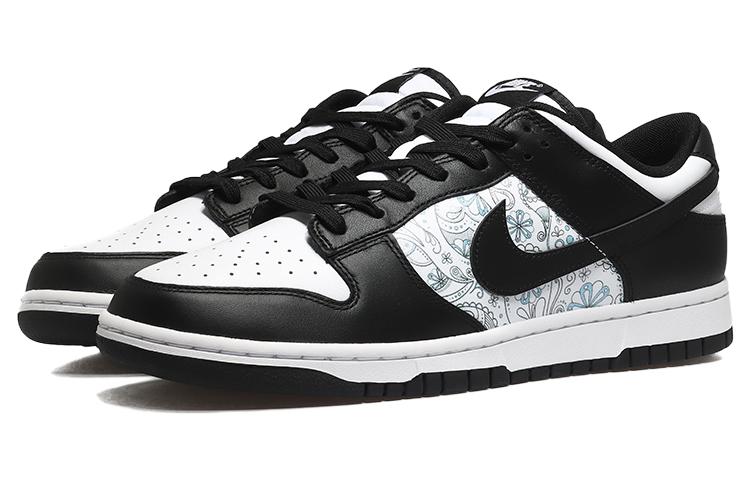 Lookbook [Sepatu Kustom] Nike Dunk Low Retro 'Paisley Panda' DD1391-100(Team10-男款腰果花QD)