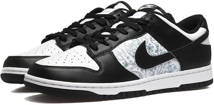 ナイキ ダンク ロー レトロ『ペイズリーパンダ』カスタムシューズ DD1391-100(Team10-男款腰果花QD) Lookbook ナイキ ダンク ロー レトロ『ペイズリーパンダ』カスタムシューズ DD1391-100(Team10-男款腰果花QD)