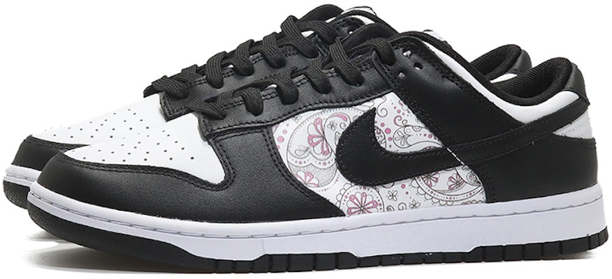 【定制球鞋】 Nike Dunk Low Retro 腰果花 熊貓 清新淡雅 復古 耐磨 低幫 板鞋 男款 黑白粉 Lookbook 【定制球鞋】 Nike Dunk Low Retro 腰果花 熊貓 清新淡雅 復古 耐磨 低幫 板鞋 男款 黑白粉