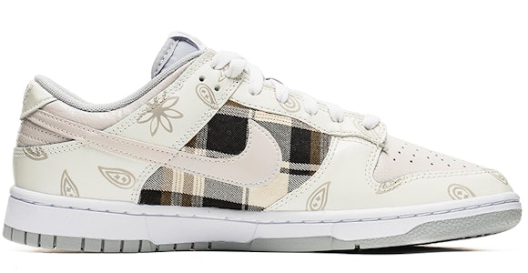 Zapatillas Nike Dunk Low Retro 'Beige Marfil Paisley Cuadros' DJ6188-003(TeamB-复古米白腰果花S-BOX) Order Zapatillas Nike Dunk Low Retro 'Beige Marfil Paisley Cuadros' DJ6188-003(TeamB-复古米白腰果花S-BOX)