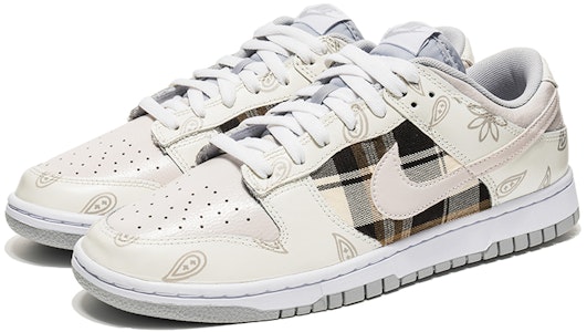 Zapatillas Nike Dunk Low Retro 'Beige Marfil Paisley Cuadros' DJ6188-003(TeamB-复古米白腰果花S-BOX) Lookbook Zapatillas Nike Dunk Low Retro 'Beige Marfil Paisley Cuadros' DJ6188-003(TeamB-复古米白腰果花S-BOX)