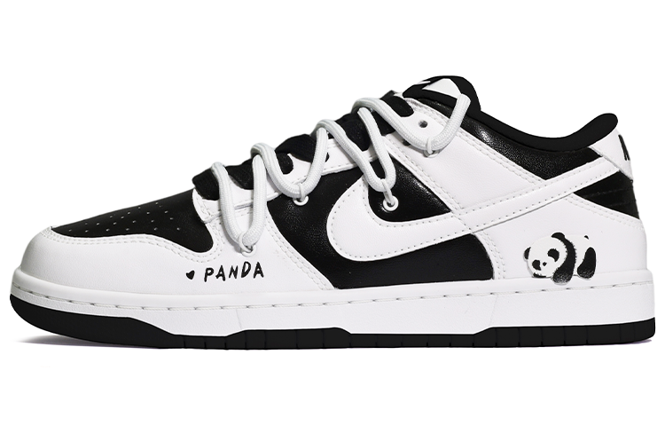 [Custom Shoes] Nike Dunk Low Retro 'Panda' - Novelship