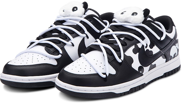 나이키 덩크 로우 레트로 '판다' (커스텀) DD1391-100(TeamF-解构熊猫) Lookbook 나이키 덩크 로우 레트로 '판다' (커스텀) DD1391-100(TeamF-解构熊猫)