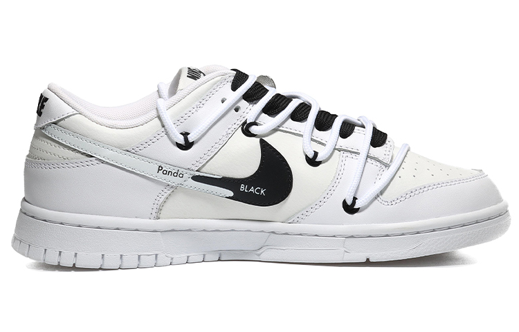 Order 【カスタムシューズ】ナイキ ダンク ロー レトロ 'パンダベアデコンストラクテッド' DJ6188-101(Team10-萌宠趴趴熊男款)