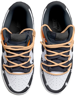 【訂製球鞋】 Nike Dunk Low Retro 熊貓 星星 解構鞋帶 做舊Vibe風色 復古 低幫 板鞋 男款 黑橙 Shop 【訂製球鞋】 Nike Dunk Low Retro 熊貓 星星 解構鞋帶 做舊Vibe風色 復古 低幫 板鞋 男款 黑橙