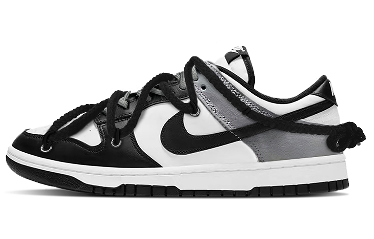 Buy 【カスタムシューズ】ナイキ ダンク ロー レトロ 'パンダブラック' DD1391-100-(TeamY-男款雾霾灰解构黑白)