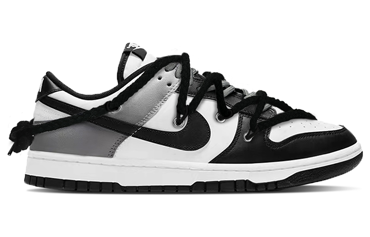 Order 【カスタムシューズ】ナイキ ダンク ロー レトロ 'パンダブラック' DD1391-100-(TeamY-男款雾霾灰解构黑白)