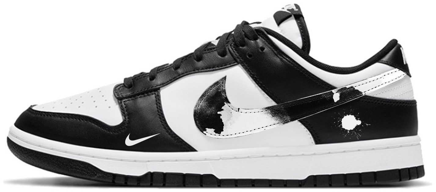 custom-shoes-nike-dunk-low-retro-panda-black-white-dd-1391-100-team48