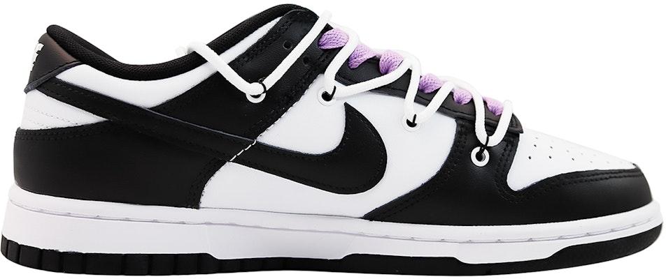 나이키 덩크 로우 레트로 '판다 블랙 화이트 퍼플' (커스텀) DD1391-100(Team48-紫熊猫) Order 나이키 덩크 로우 레트로 '판다 블랙 화이트 퍼플' (커스텀) DD1391-100(Team48-紫熊猫)