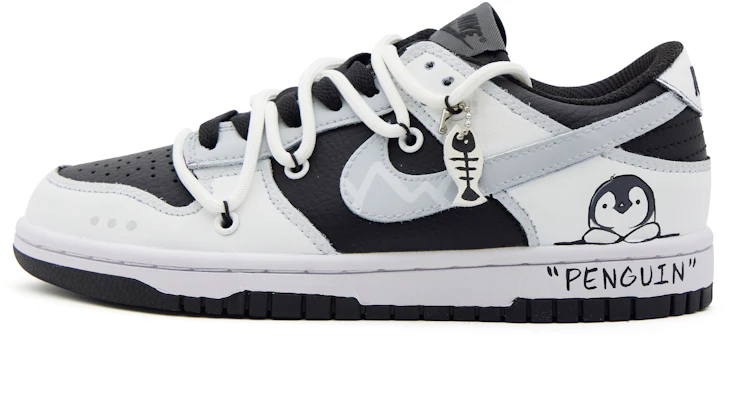 【訂製球鞋】 Nike Dunk Low Retro 解構 個性 朋古伊 百搭 低筒 板鞋 男款 黑白 Buy 【訂製球鞋】 Nike Dunk Low Retro 解構 個性 朋古伊 百搭 低筒 板鞋 男款 黑白