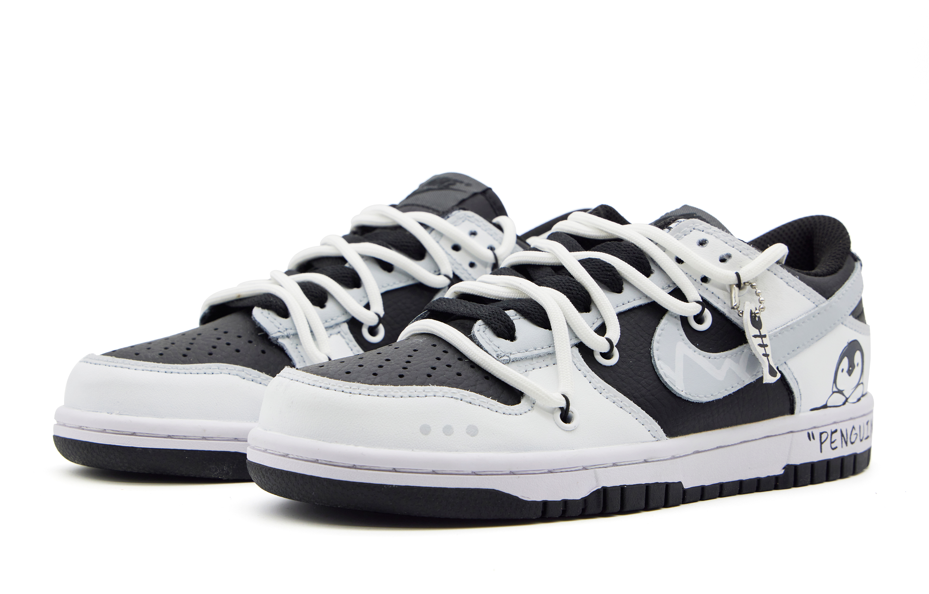 Lookbook [Kasut Custom] Nike Dunk Low Retro 'Panda Deconstructed' DJ6188-002(Team51-男款朋古伊)