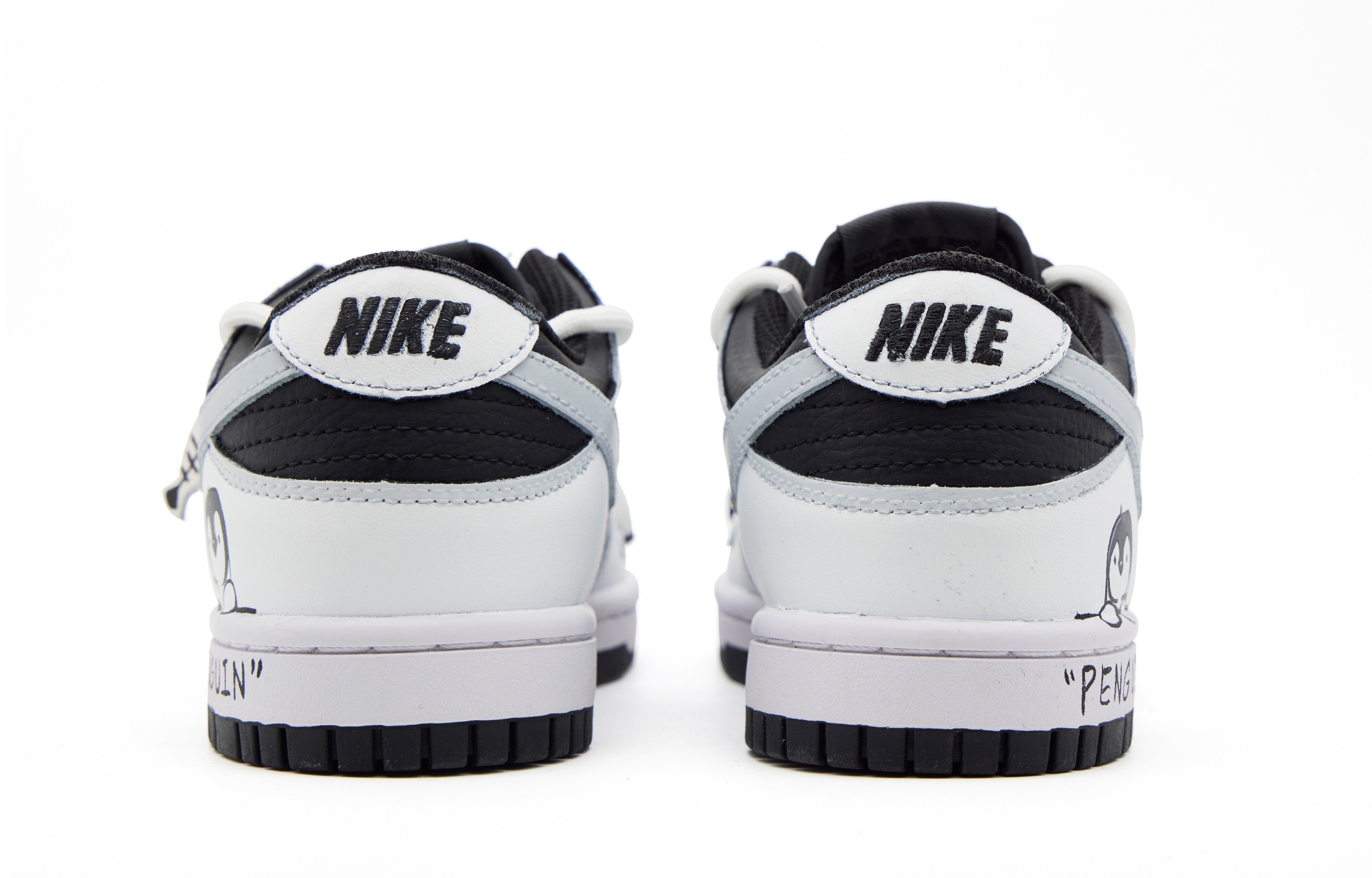 Shop [Kasut Custom] Nike Dunk Low Retro 'Panda Deconstructed' DJ6188-002(Team51-男款朋古伊)