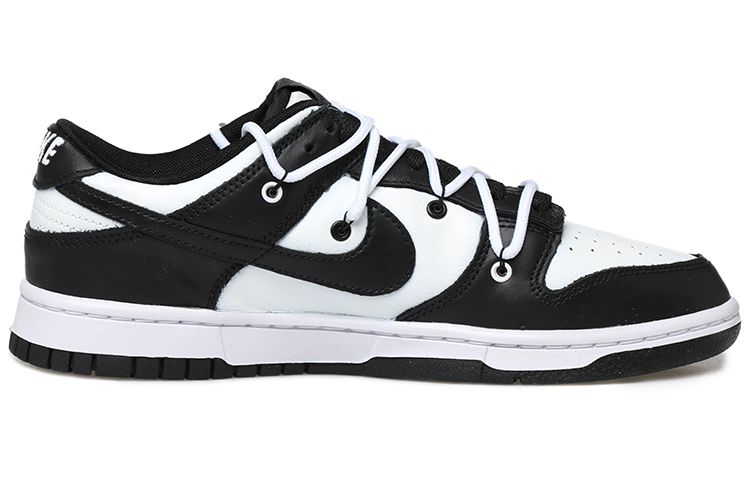 Order [Kasut Custom] Nike Dunk Low Retro 'Panda Graffiti Laces Deconstructed' DD1391-100(Team拾玖-男款熊猫S-BOX)