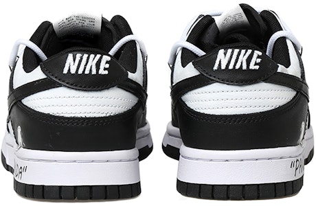 【定製球鞋】 Nike Dunk Low Retro HR製造 "Black" Vibe風 熊貓 解構鞋帶 塗鴉 低幫 板鞋 男款 黑白 特殊鞋盒 Shop 【定製球鞋】 Nike Dunk Low Retro HR製造 "Black" Vibe風 熊貓 解構鞋帶 塗鴉 低幫 板鞋 男款 黑白 特殊鞋盒