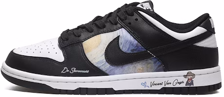 【訂製球鞋】 Nike Dunk Low Retro 熊貓 油畫星空 藍色漸變 耐磨 低幫 板鞋 男款 黑白 Buy 【訂製球鞋】 Nike Dunk Low Retro 熊貓 油畫星空 藍色漸變 耐磨 低幫 板鞋 男款 黑白