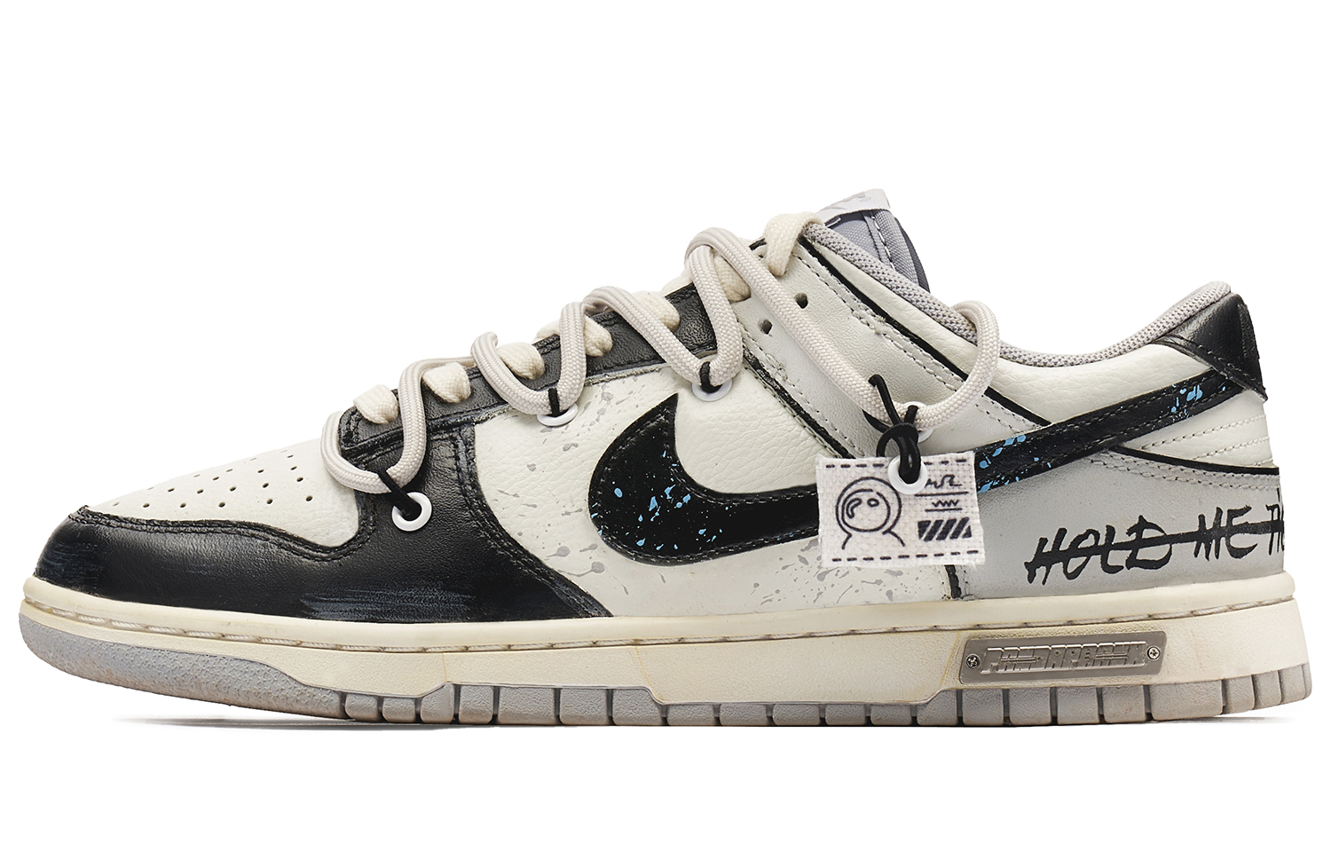 Buy [カスタムシューズ] ナイキ ダンク ロー レトロ 'パンダ プランク ブラック ホワイト' DJ6188-003(TeamH-男款星际迷航S-BOX)