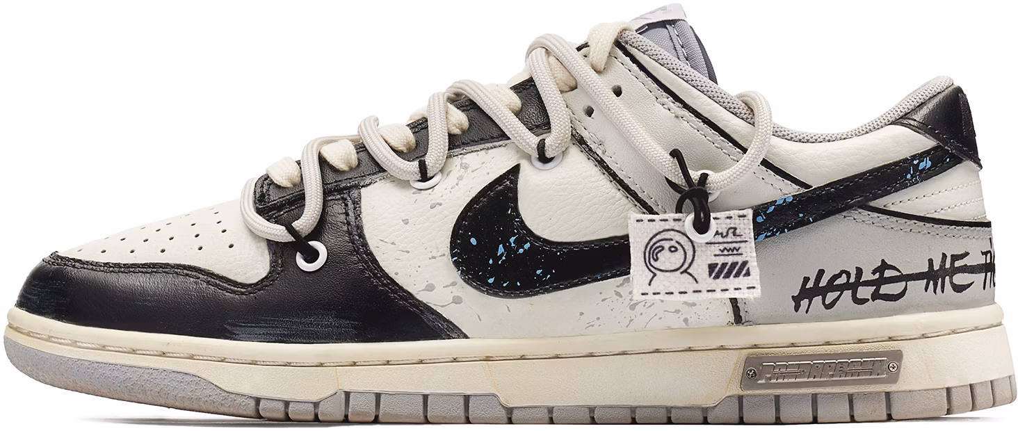 custom-shoes-nike-dunk-low-retro-panda-prank-black-white