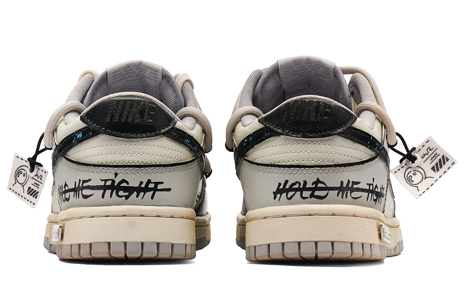 Shop [カスタムシューズ] ナイキ ダンク ロー レトロ 'パンダ プランク ブラック ホワイト' DJ6188-003(TeamH-男款星际迷航S-BOX)