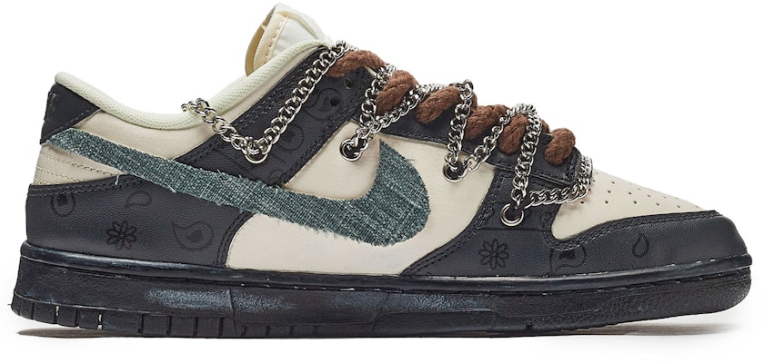 【訂製球鞋】Nike Dunk Low Retro 熊貓惡作劇 嘻哈主題 禁錮 開學季 戶外 腰果花 板鞋 男款 黑綠 送禮 Order 【訂製球鞋】Nike Dunk Low Retro 熊貓惡作劇 嘻哈主題 禁錮 開學季 戶外 腰果花 板鞋 男款 黑綠 送禮