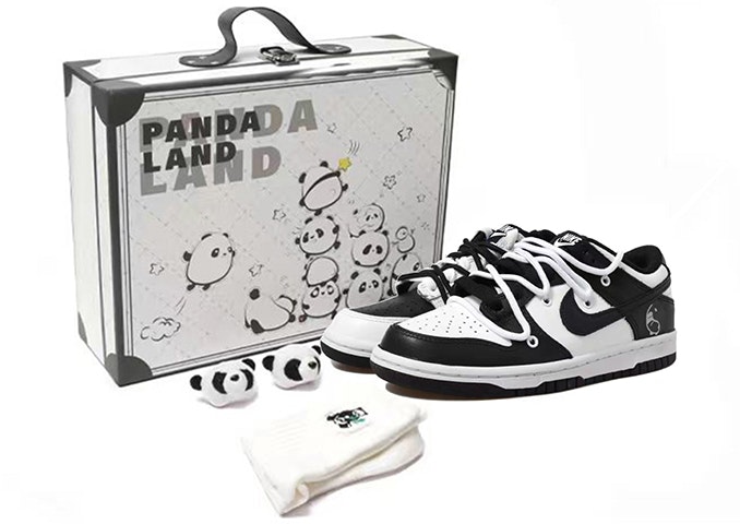 custom-shoes-nike-dunk-low-retro-panda-vibe-tai-chi-deconstructed-laces