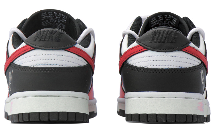Shop [Kasut Custom] Nike Dunk Low Retro 'Paper Crane Putih Merah' DD1391-100(Team34-千纸鹤男款)