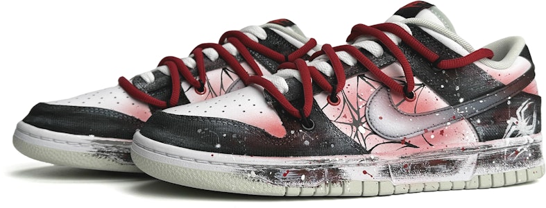 Zapatillas Nike Dunk Low Retro 'Universo Paralelo Araña' Negro Rojo DV0827-100(Team87-平行宇宙男款黑红) Lookbook Zapatillas Nike Dunk Low Retro 'Universo Paralelo Araña' Negro Rojo DV0827-100(Team87-平行宇宙男款黑红)