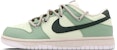나이키 덩크 로우 레트로 '전원일기 회녹'(커스텀) DJ6188-101(Team53-男款田园日记)