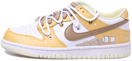 【訂製球鞋】Nike Dunk Low Retro 解構鞋帶 珍珠奶茶 復古 Vibe 塗鴉 布丁 椰果 低幫 板鞋 男款 黃白棕 Buy 【訂製球鞋】Nike Dunk Low Retro 解構鞋帶 珍珠奶茶 復古 Vibe 塗鴉 布丁 椰果 低幫 板鞋 男款 黃白棕