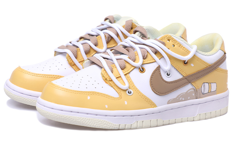 Lookbook [定制鞋] Nike Dunk Low 经典款 '珍珠奶茶' DJ6188-100(Team拾玖-男款奶茶S-BOX)