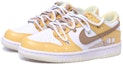 Lookbook 【訂製球鞋】Nike Dunk Low Retro 解構鞋帶 珍珠奶茶 復古 Vibe 塗鴉 布丁 椰果 低幫 板鞋 男款 黃白棕