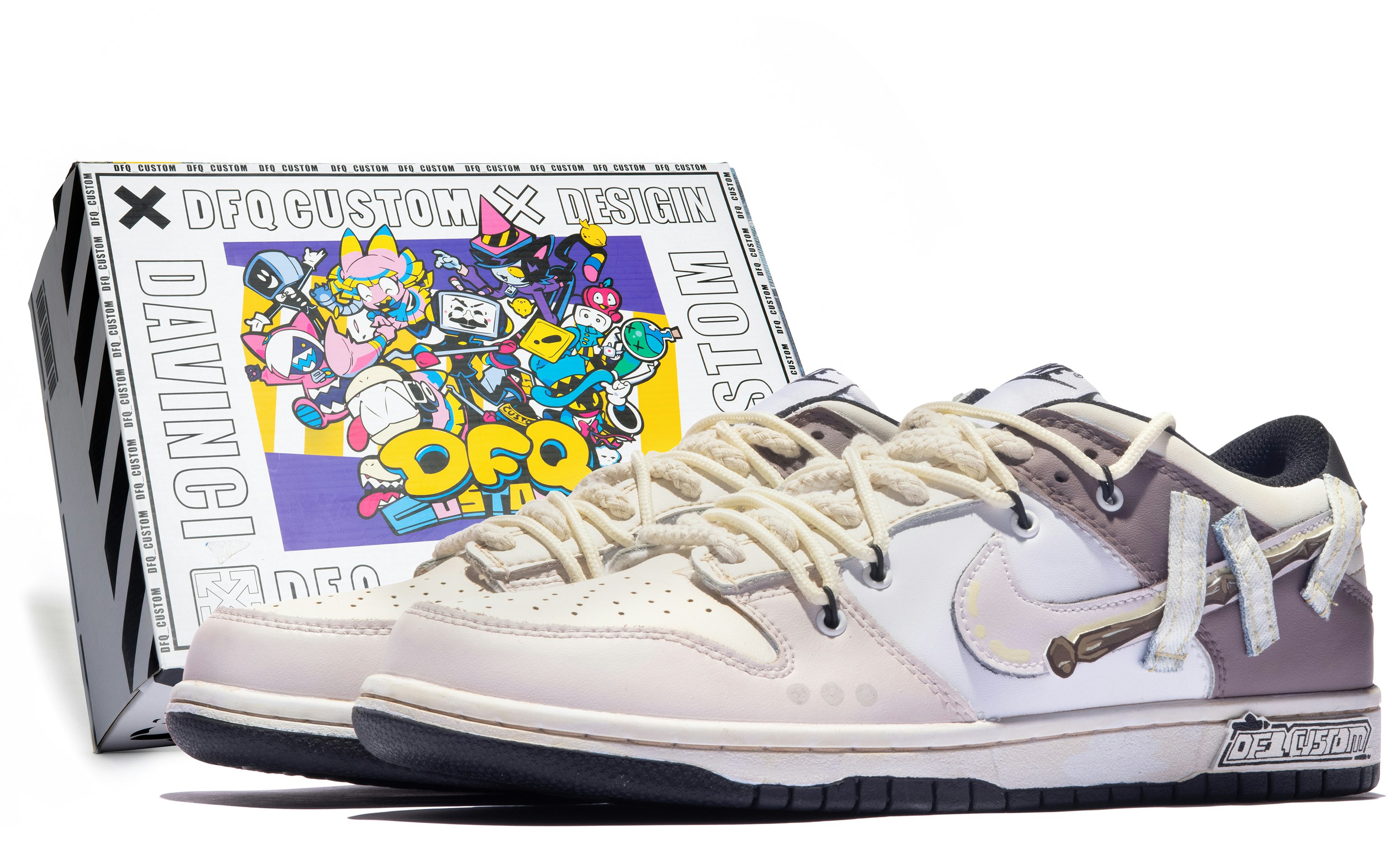 custom-shoes-nike-dunk-low-retro-pink-beige-brown