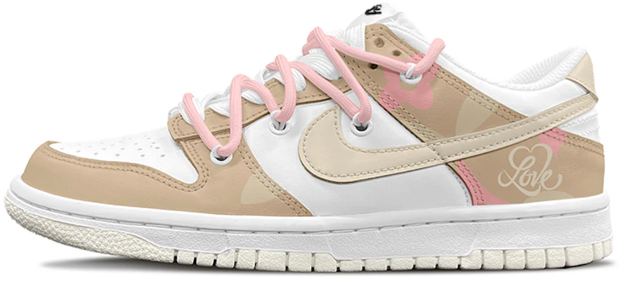定制鞋款 Nike Dunk Low Retro '粉棕四色幸运草' DJ6188-101(TeamK-男款粉棕四叶花) Buy 定制鞋款 Nike Dunk Low Retro '粉棕四色幸运草' DJ6188-101(TeamK-男款粉棕四叶花)