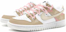 Lookbook 定制鞋款 Nike Dunk Low Retro '粉棕四色幸运草' DJ6188-101(TeamK-男款粉棕四叶花)