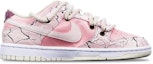 Order 【訂製球鞋】Nike Dunk Low Retro 爆裂紋 馬卡龍 解構雙鞋帶 特殊鞋盒 低幫 板鞋 男款 粉紅白
