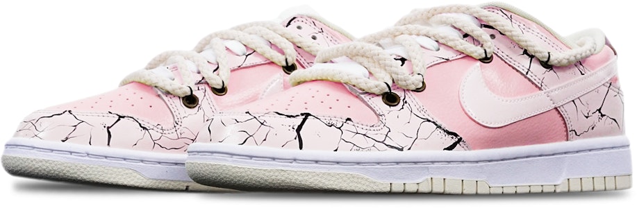 カスタムシューズ:ナイキダンクロー レトロ「ピンクマカロン - クラックルテクスチャ」 DJ6188-100(TeamT-爆裂纹粉红白S-BOX) Lookbook カスタムシューズ:ナイキダンクロー レトロ「ピンクマカロン - クラックルテクスチャ」 DJ6188-100(TeamT-爆裂纹粉红白S-BOX)