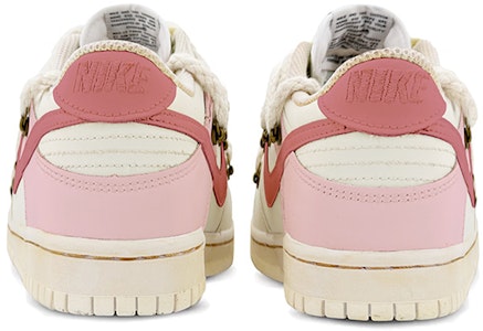 나이키 덩크 로우 레트로 '핑크 화이트 디컨스트럭티드' (커스텀) DJ6188-101(TeamK-蜜桃四季春QD) Shop 나이키 덩크 로우 레트로 '핑크 화이트 디컨스트럭티드' (커스텀) DJ6188-101(TeamK-蜜桃四季春QD)