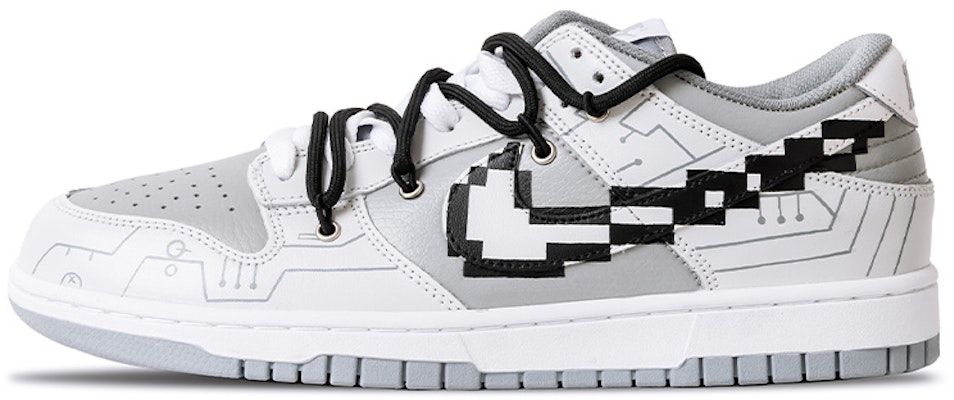 나이키 덩크 로우 레트로 '픽셀 그레이' (커스텀) DJ6188-003(Team28-男款电玩) Buy 나이키 덩크 로우 레트로 '픽셀 그레이' (커스텀) DJ6188-003(Team28-男款电玩)