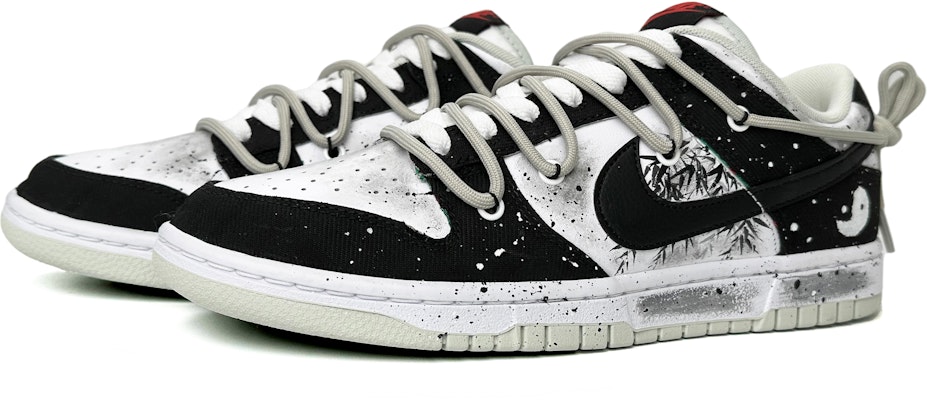 나이키 덩크 로우 레트로 '체크' (커스텀) DV0827-100(Team11-生生不息男款黑白) Lookbook 나이키 덩크 로우 레트로 '체크' (커스텀) DV0827-100(Team11-生生不息男款黑白)