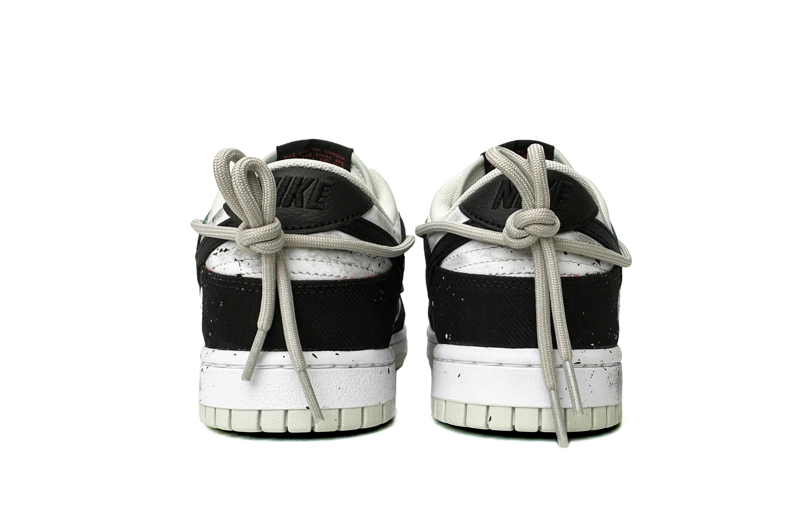 Shop 나이키 덩크 로우 레트로 '체크' (커스텀) DV0827-100(Team11-生生不息男款黑白)