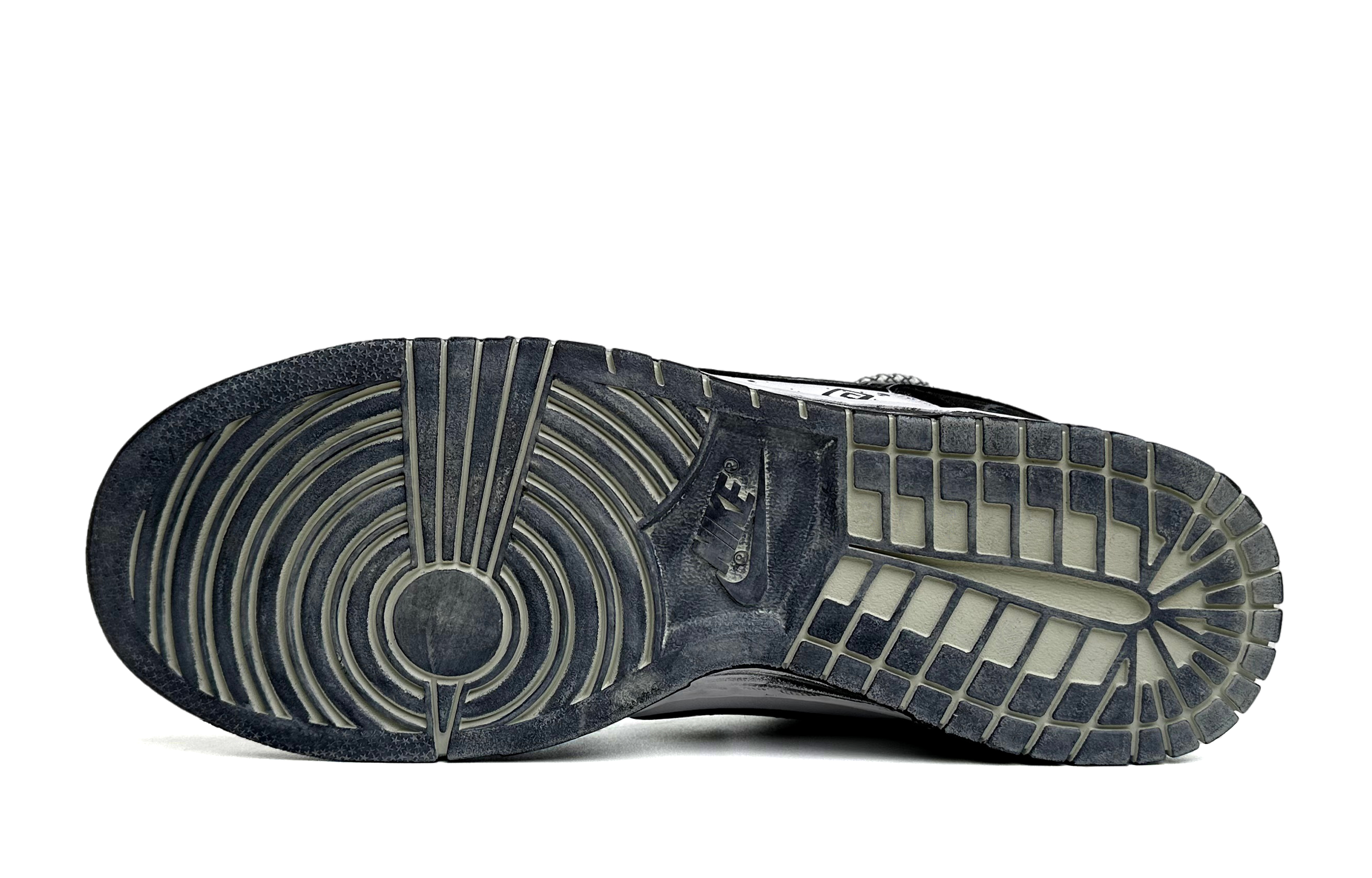 Purchase [Sepatu Kustom] Nike Dunk Low Retro 'Plaid Black Thorn' DV0827-100(Team11-黑色荆棘男款黑白)