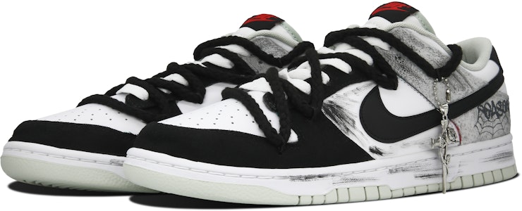 나이키 덩크 로우 레트로 '블랙앤화이트 플래드' (Custom) DV0827-100(Team28-男款局限S-BOX) Lookbook 나이키 덩크 로우 레트로 '블랙앤화이트 플래드' (Custom) DV0827-100(Team28-男款局限S-BOX)