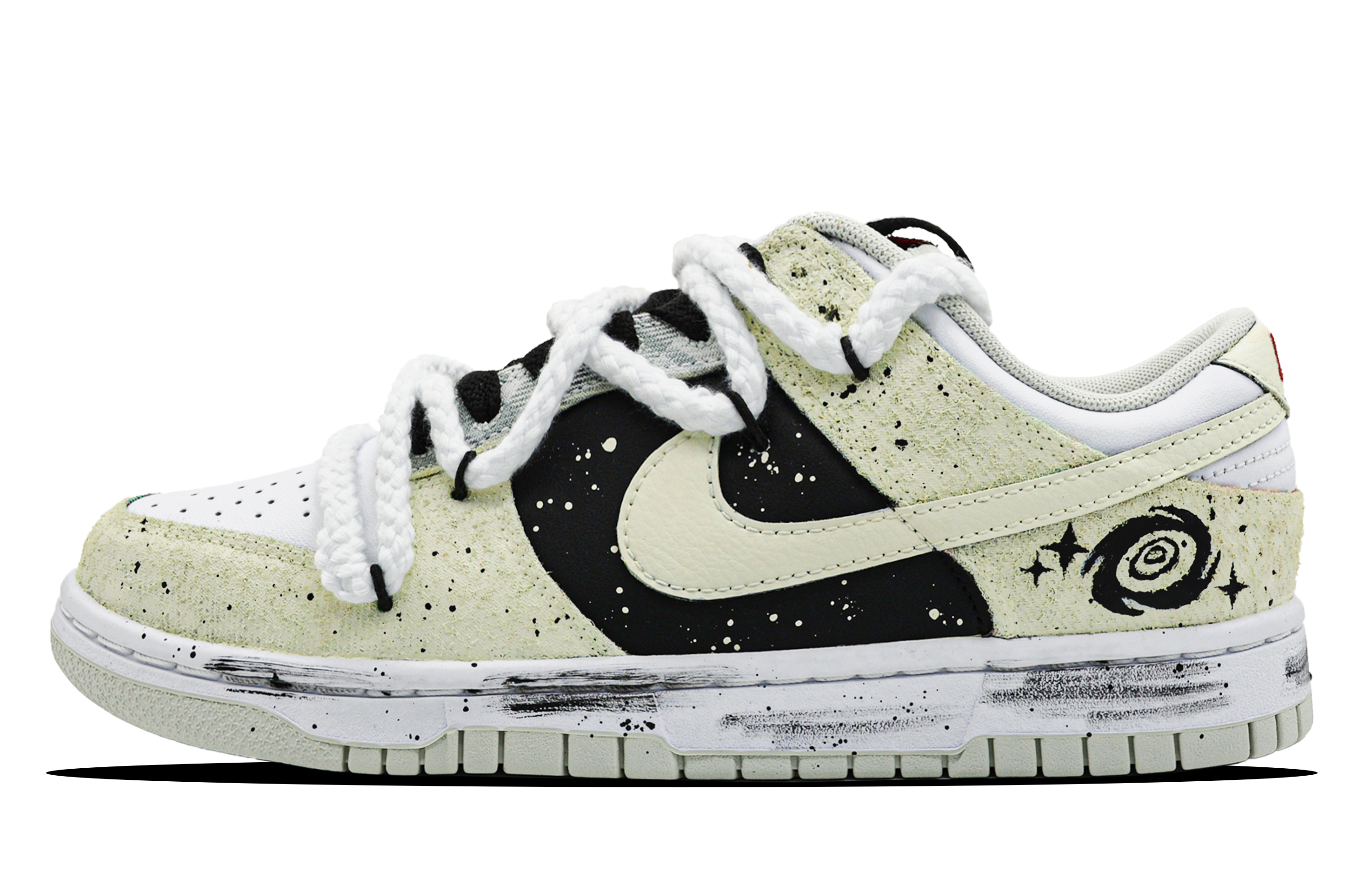 Buy [Sepatu Kustom] Nike Dunk Low Retro 'Plaid Cyber Beige' DV0827-100(Team28-男款东方赛博)