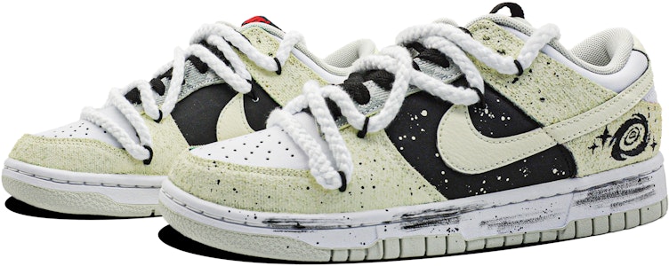 【客製化球鞋】Nike Dunk Low Retro “Plaid“ 東方賽博 個性 復古解構 防滑 低筒 滑板鞋 男款 稻草黄 Lookbook 【客製化球鞋】Nike Dunk Low Retro “Plaid“ 東方賽博 個性 復古解構 防滑 低筒 滑板鞋 男款 稻草黄