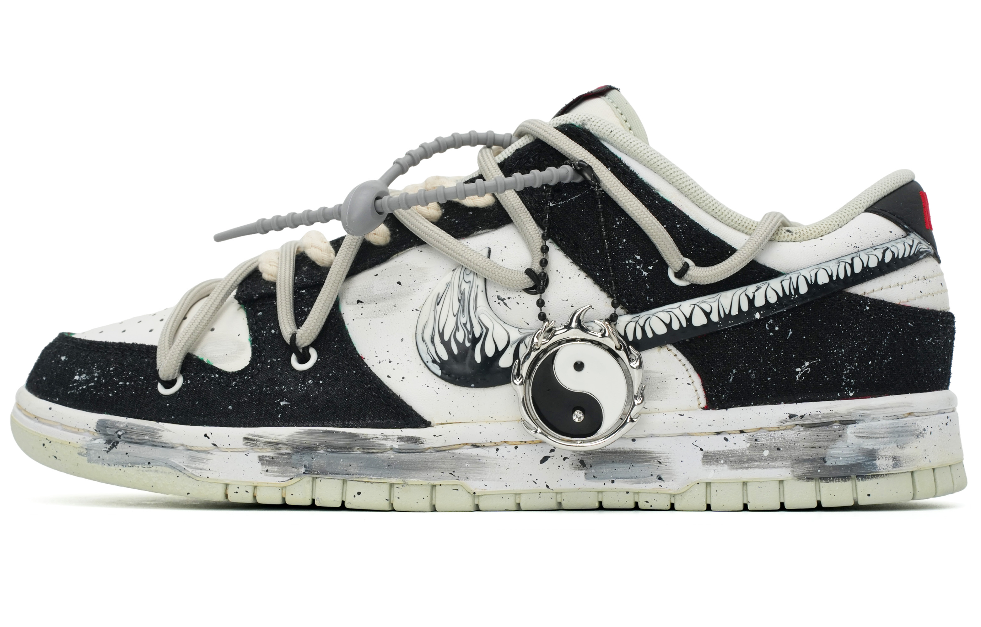 [Custom Shoes] Nike Dunk Low Retro 'Plaid Firecracker'