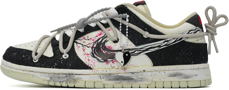나이키 덩크 로우 레트로 '플래드 잉크 피치블라썸' (커스텀) DV0827-100(Team35-桃花朵朵开) Buy 나이키 덩크 로우 레트로 '플래드 잉크 피치블라썸' (커스텀) DV0827-100(Team35-桃花朵朵开)